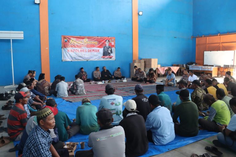 Kapolres Demak Ajak Masyarakat Jaga Kamtibmas Lewat Program ‘Ngopi Bareng’
