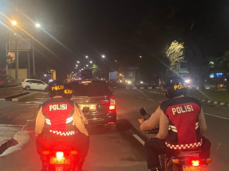 Jaga Kamtibmas di Malam Hari, Polres Demak Gelar Patroli Rutin