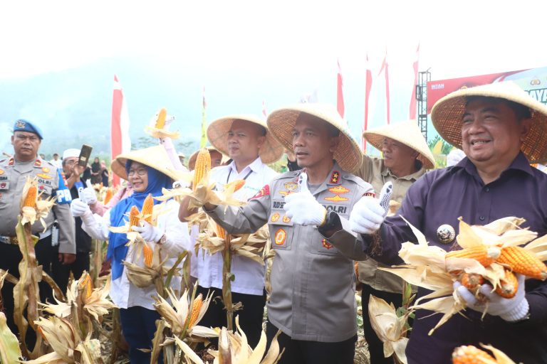 Prestasi Polda Jabar Dalam Mendukung Ketahanan Pangan Nasional Lewat Panen Raya Jagung