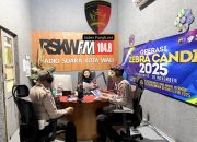 Satlantas Polres Demak Sosialisasikan Operasi Zebra Candi 2025 Melalui Radio Suara Kota Wali