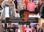 Kapolres Pematangsiantar Pimpin Pemusnahan Barang Bukti Sabu 42,25 Gram