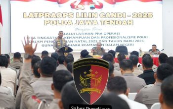Polda Jateng Gelar Latpraops Lilin Candi 2025, Siap Strategi Hospitality dan Safety Sebagai Paradigma Baru Pola Pengaman Nataru