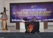 Polres Demak Gelar Latpra Ops Lilin Candi 2025, Siap Amankan Natal dan Tahun Baru