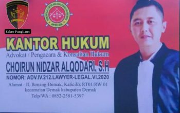 Rumah Hukum dan Media Choirun Nidzar Alqodari Konsisten Membela Kaum Tertindas