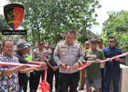 Dukung Aktivitas Warga, Kapolres Blora Resmikan Jembatan Presisi Hasil Gotong Royong di Bangkle