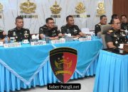 Pangdam IV/Diponegoro Ikuti Panen Raya Nasional Dan Pengumuman Swasembada Pangan 2025 Secara Virtual