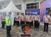Wakapolsek Tembalang Pimpin Pengamanan Kompetisi IBL Di GOR Basket UNDIP