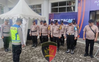 Wakapolsek Tembalang Pimpin Pengamanan Kompetisi IBL Di GOR Basket UNDIP