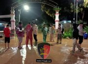 Polri Tanggap Bencana, Polrestabes Semarang Bergerak Cepat Bantu Warga Terdampak Banjir Wilayah Barat