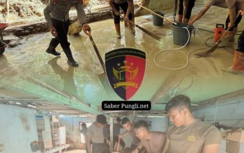 Brimob Percepat Pemulihan Pascabencana Demi Pendidikan dan Hunian Warga