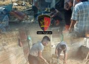 Pemulihan Bertahap Pascabencana, Brimob Bersama Warga Pulihkan Permukiman dan Sarana Air Bersih