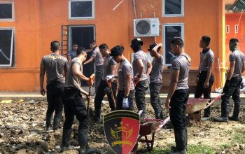 Taruna Akpol Bersihkan Dispora Aceh Tamiang, Siapkan Posko Satlat Kijang Jelang Pembukaan Latsitardanus 2026