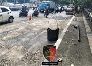 Perbaikan Jalan di Depan Pom Bensin Kembang Arum, Bentuk Komitmen PT Praba Mas Hill