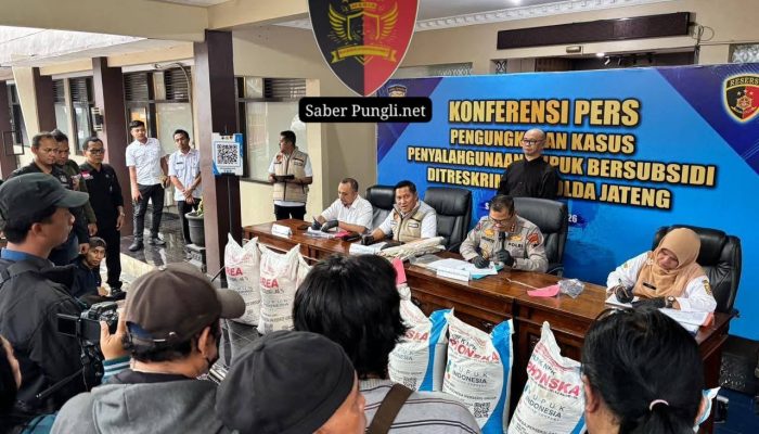 Polda Jateng Bongkar Sindikat Mafia Pupuk, Kerugian Negara Tembus Rp4,3 Miliar