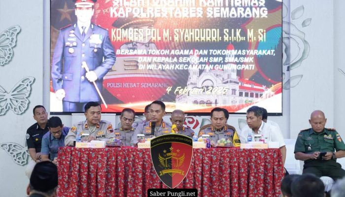 Kapolrestabes Semarang Gelar Safari Kamtibmas Di Gunungpati, Perkuat Sinergi Bersama Toga, Tomas, Dan Dunia Pendidikan