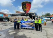 Tekan Risiko Kecelakaan, Satlantas Polres Demak Gelar Ramp Check di Terminal Kadilangu