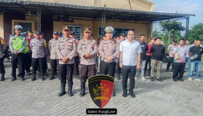 Polres Binjai Gelar Patroli Gabungan Antisipasi Geng Motor dan Tawuran remaja