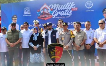 Pastikan Mudik 2026 Aman, Kapolda Aceh Dampingi Gubernur Melepas Ribuan Pemudik Gratis