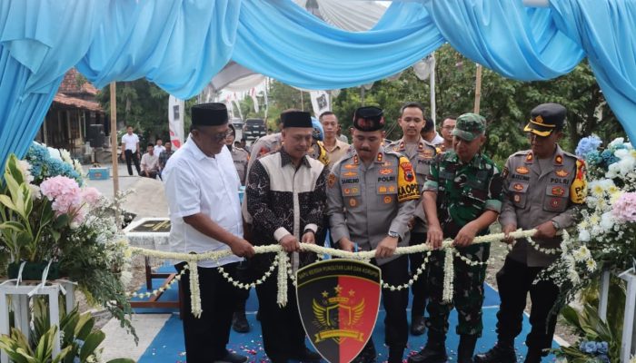 Polres Demak dan Warga Resmikan Jembatan Vital Penghubung Antar Desa