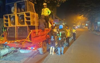 Polisi Tertibkan 6 Truk Sound Horek Saat Malam Takbiran di Kota Salatiga