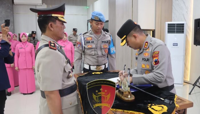 Kapolres Demak Pimpin Upacara Purna Bakti Kapolsek Guntur, Apresiasi Dedikasi Kompol Idzhar