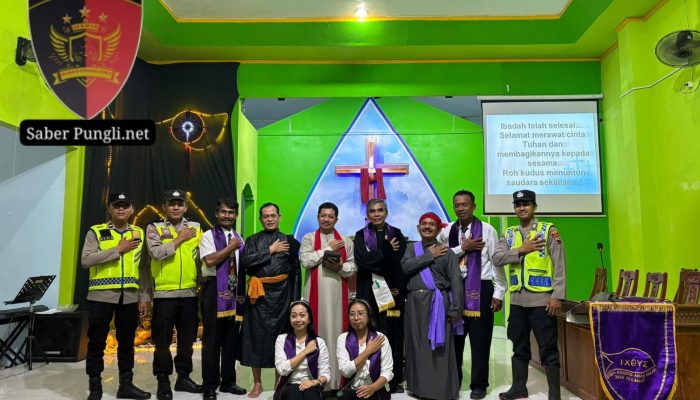Polres Demak Pastikan Ibadah Jumat Agung dan Paskah Berjalan Aman dan Khidmat