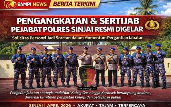 Kapolres Sinjai Pimpin Upacara Pengangkatan dan Serah Terima Jabatan Pamen dan Pama.