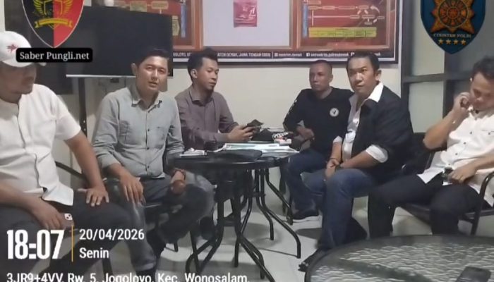 Ketua Paguyuban Rental Kudus Klarifikasi di Polres Demak, Luruskan Lokasi Pemberitaan