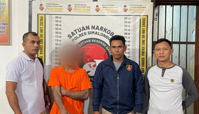Tidak Berkutik! Bandar Sabu Dilipat Tim Polsek Raya Kahean Di Kebun Sawit, Sempat Melawan Dengan Gunting