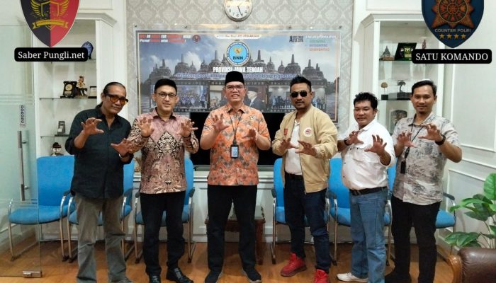 Ketua Sejumlah Lembaga dan Organisasi Olahraga Bela Diri, MF Hasan, Audensi Dengan Kepala BNN Jawa Tengah.