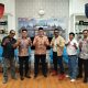 Ketua sejumlah lembaga dan organisasi olahraga bela diri, MF Hasan, melakukan audiensi dengan Kepala Dinas Perdagangan Kota Semarang.