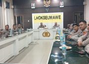 Kapolres Lhokseumawe Buka Sosialisasi Perkap Nomor 1 Tahun 2023 tentang Naskah dan Tata Persuratan Dinas