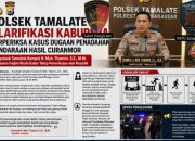 Polsek Tamalate Klarifikasi Kaburnya Terperiksa Kasus Dugaan Penadahan Kendaraan Hasil Curanmor