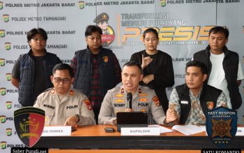 Polsek Metro Tamansari Bongkar Sindikat Jambret Bersenjata Tajam, Enam Pelaku Diamankan