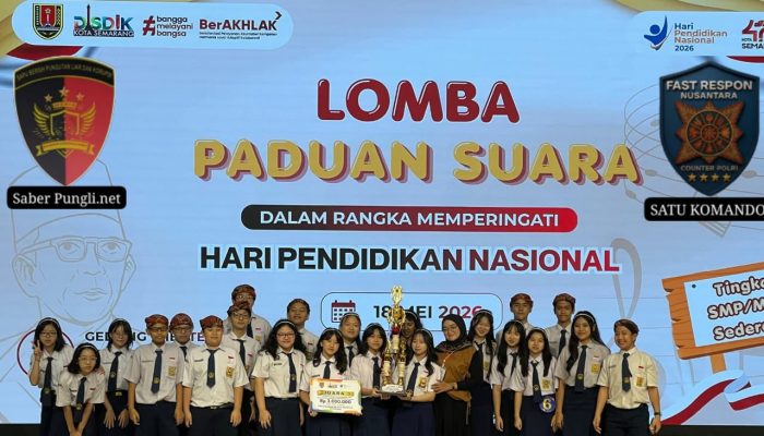 Harmoni Prestasi di Hari Pendidikan Nasional, SLTP Daniel Creative School Raih Juara 3 Kompetisi Paduan Suara Kota Semarang