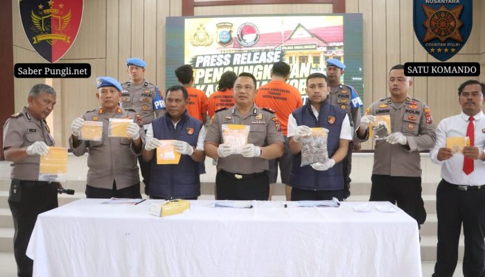 Polres Simalungun Gelar Press Release Narkoba Sepekan, Ungkap 11 Kasus dan Bongkar Jaringan Bandar Lintas Kabupaten Berjaringan Aceh