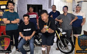 Tiga Hari Buron, Polres Pematangsiantar Ringkus Dua Pelaku Curat Pencurian Motor Dinas Kodim