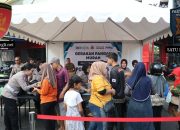 Polres Kudus Gelar Pangan Murah di Simpang Tujuh, Warga Serbu Beras dan Minyak Goreng