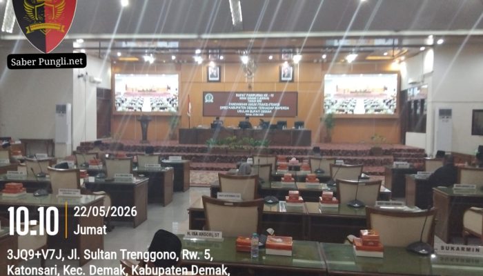 Rapat Paripurna ke-13 dan ke-14 Masa Sidang II Tahun 2026, DPRD dan Pemkab Demak Bahas Raperda Strategis