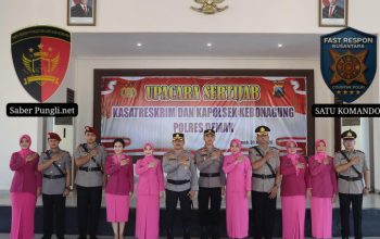 Dua Jabatan Strategis di Polres Demak Berganti, Kapolres Dorong Kinerja Profesional