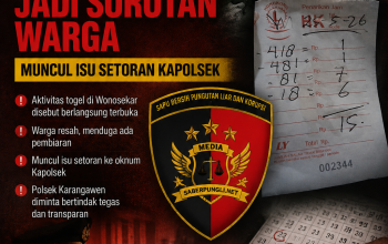Dugaan Praktik Judi Togel di Karangawen Jadi Sorotan Warga, Muncul Isu Setoran Kapolsek Karangawen 6 Juta Per 2 Minggu