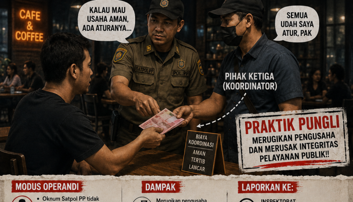 Diduga Oknum Satpol PP Kabupaten Demak Lakukan Pungli terhadap Pengusaha Kafe dengan Modus Pihak Ketiga