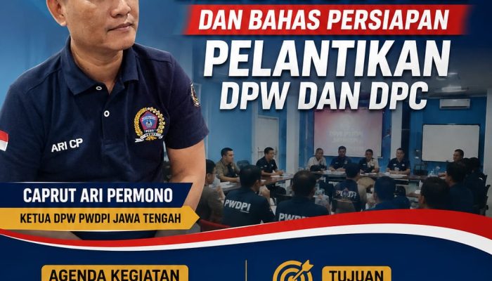 DPW PWDPI Jawa Tengah Gelar Reshuffle dan Bahas Persiapan Pelantikan DPW serta DPC
