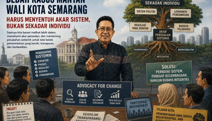 Bedah Kasus Mantan Wali Kota Semarang Harus Menyentuh Akar Sistem, Bukan Sekadar Individu