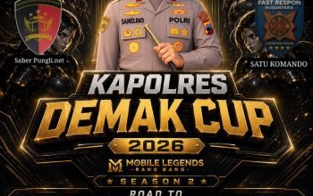 Polres Demak Gelar Turnamen Mobile Legends, Siapkan Talenta Muda E-Sport Berprestasi