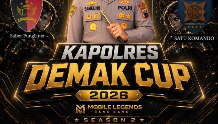Polres Demak Gelar Turnamen Mobile Legends, Siapkan Talenta Muda E-Sport Berprestasi