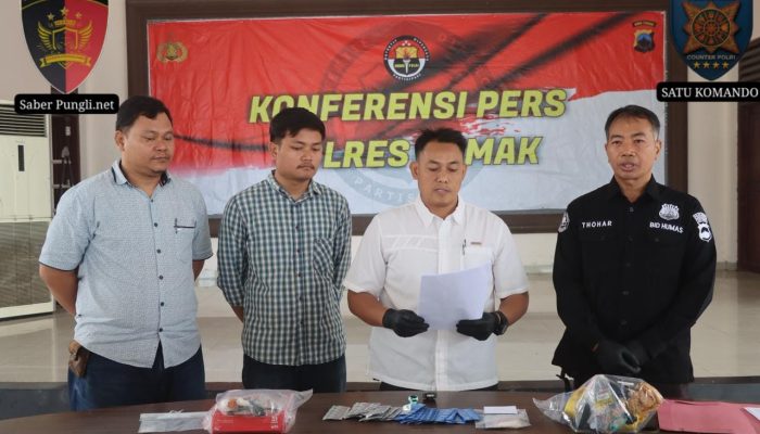 Polres Demak Sita Sabu 4,95 Gram dari Seorang Pengedar