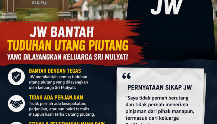 Warga Desa Puluhan Tengah Berinisial JW, SiapTempuh Jalur Hukum Atas Tuduhan Utang Piutang