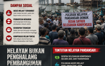 Nasib Nelayan Sayung, Tergencet Proyek Tol atau Menunggu Janji Perlindungan? Di tengah pembangunan Jalan Tol