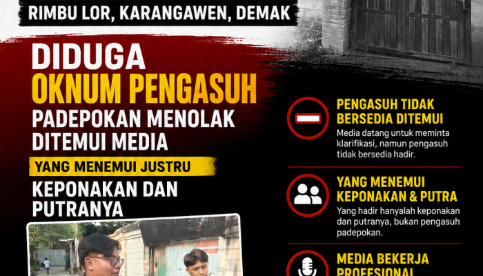 Media Datangi Padepokan Al-Anfas, Pimpinan Tidak Hadir dalam Klarifikasi